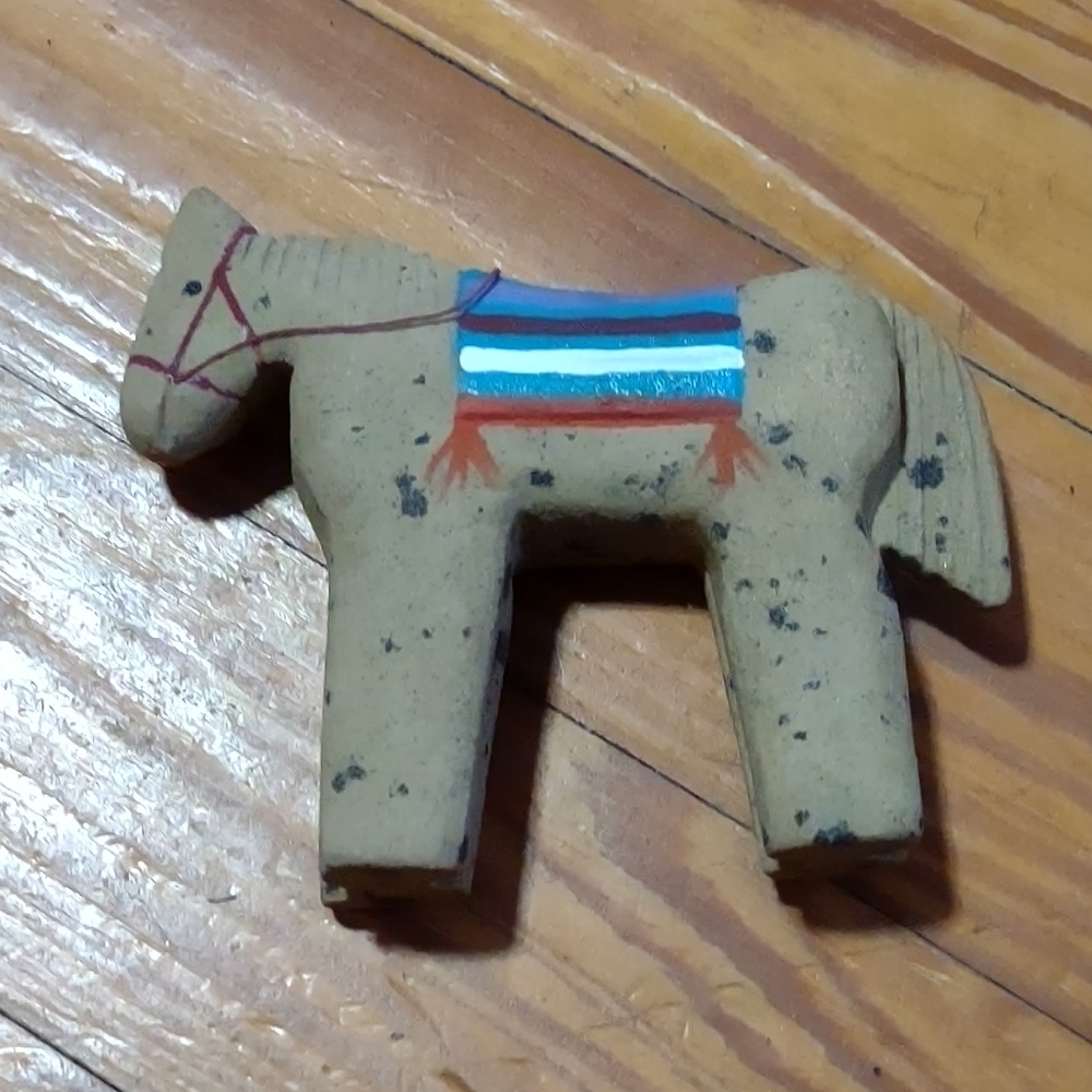 Horse Carved From Rock
